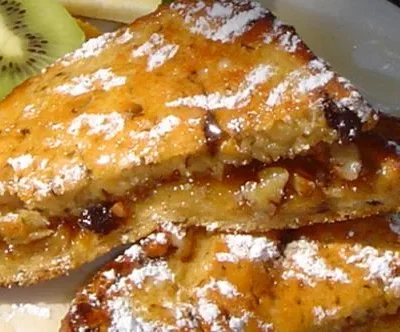 Decadent Pecan Pie Stuffed French Toast Recipe