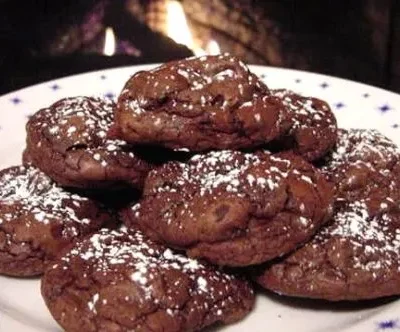 Decadent Triple Chocolate Truffle Cookies