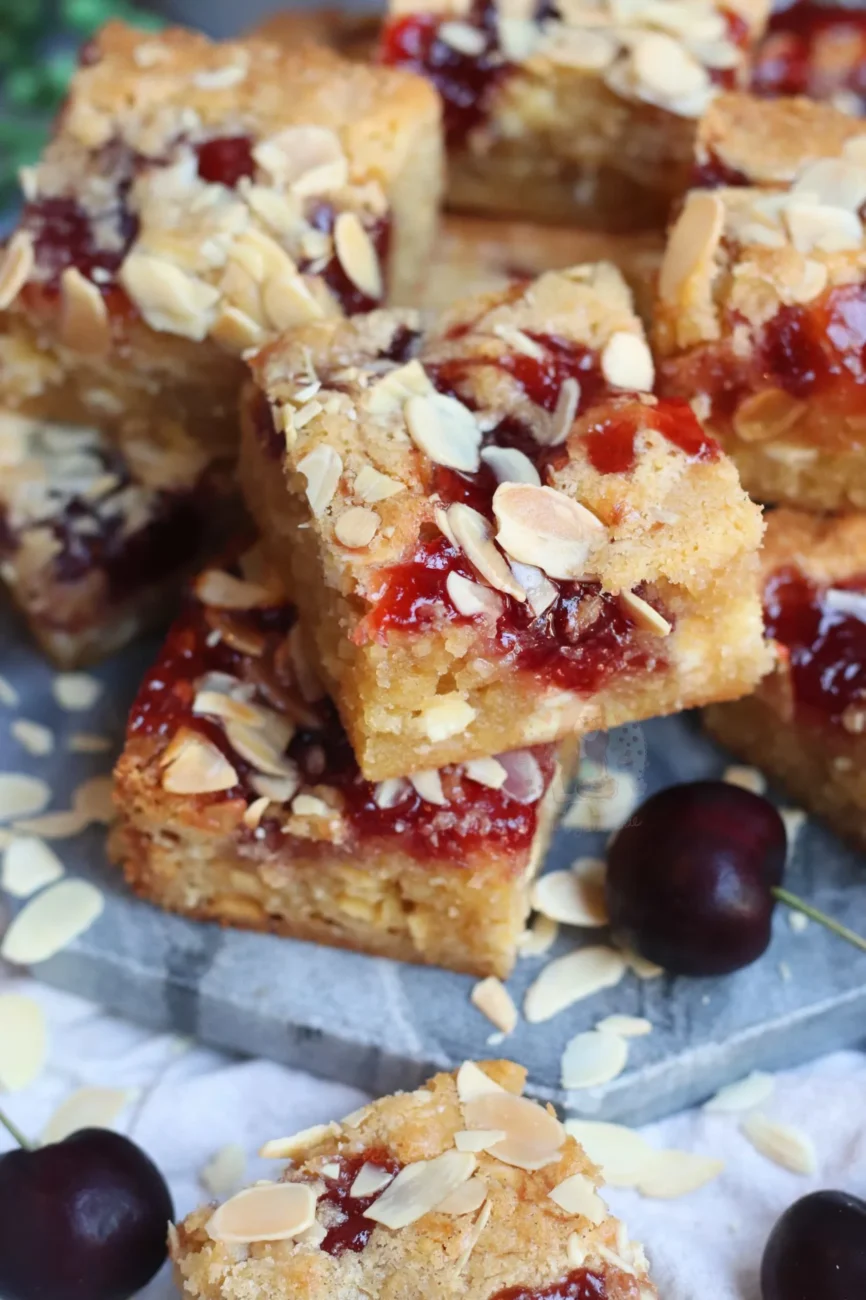 Decadent White Chocolate and Cherry Bakewell Tart Recipe