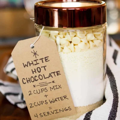 Decadent White Hot Chocolate
