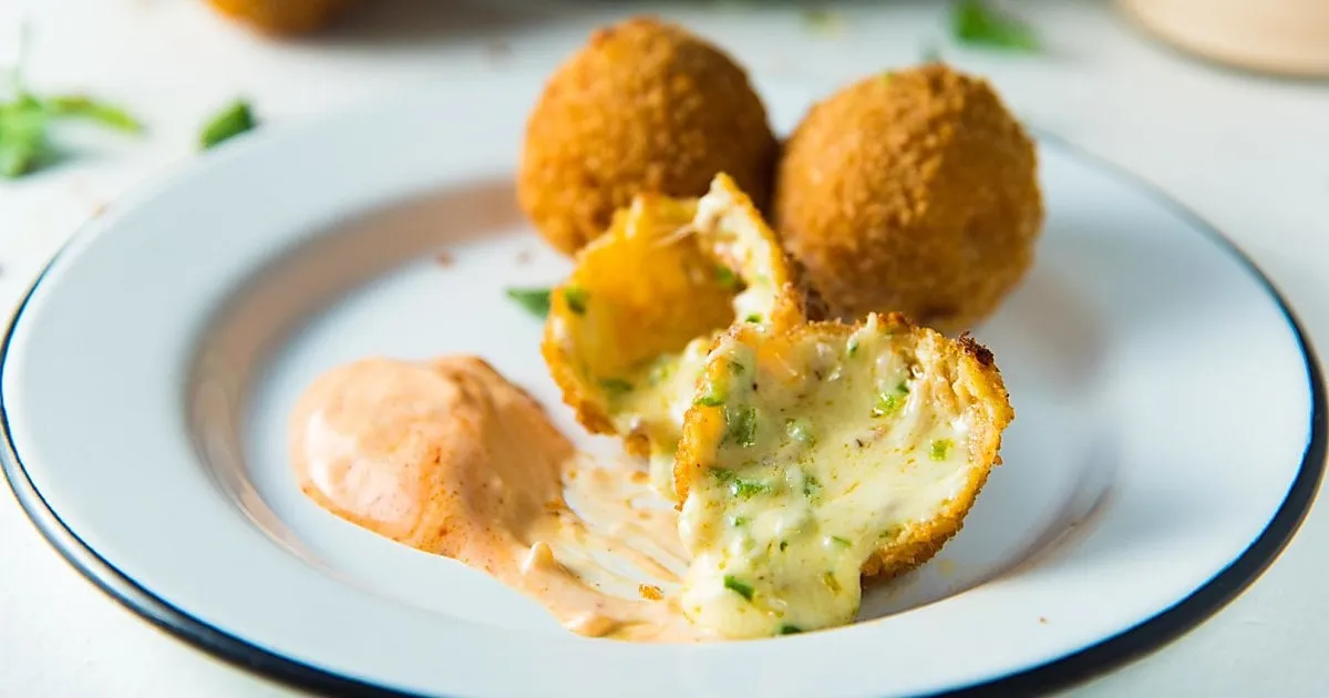 Deep Fried Bacon, Chicken And Cheese Balls