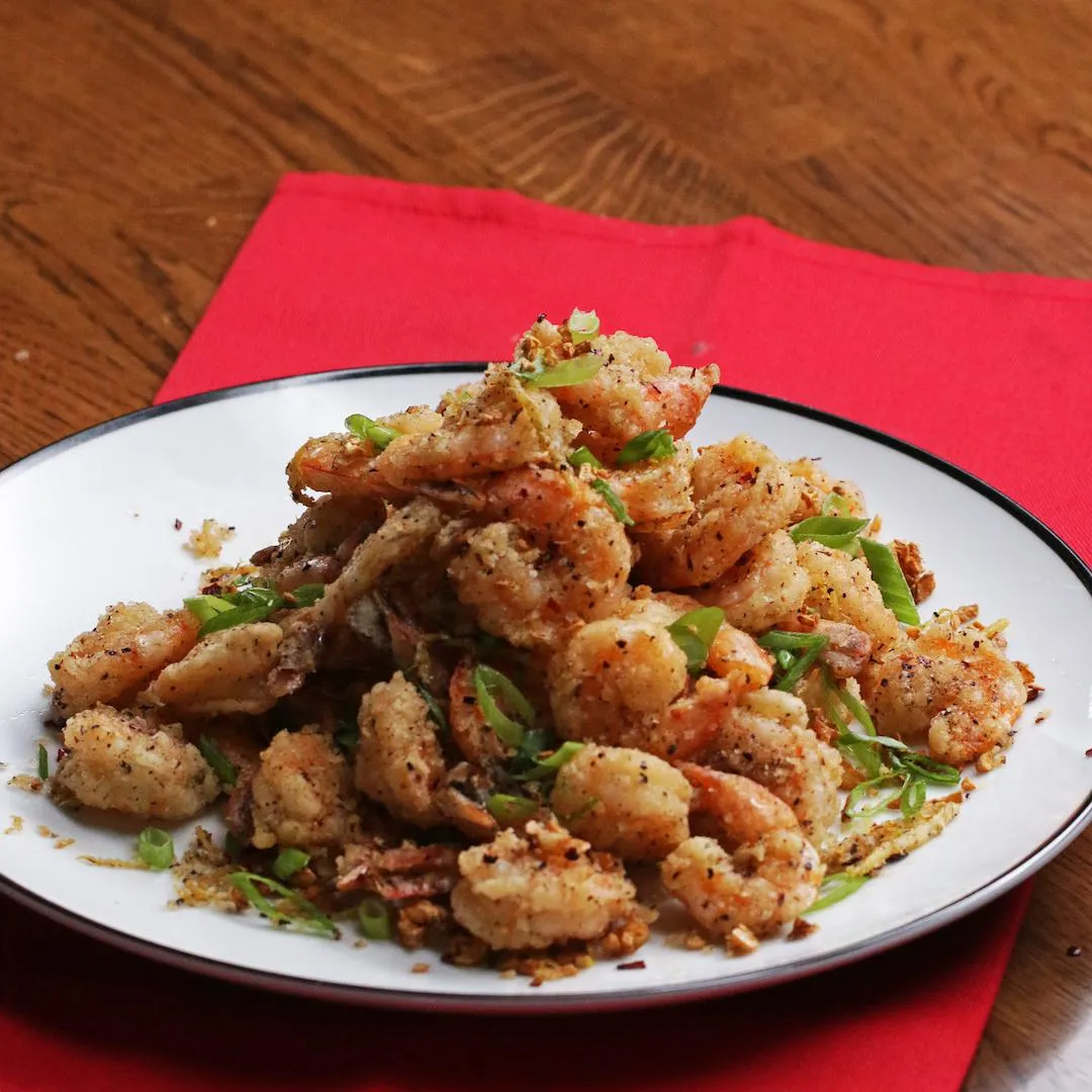 Deep Fried Prawns With Batter Jow Ha