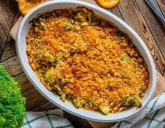 Delicious Blue Cheese Broccoli Casserole