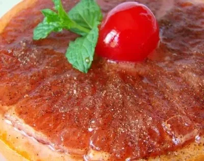 Delicious Caramelized Grapefruit Under The Broiler