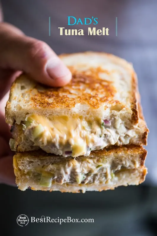 Delicious Cheesy Grilled Tuna Sandwiches Recipe