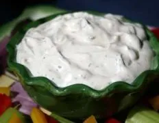 Delicious Dill Dip For Veggies