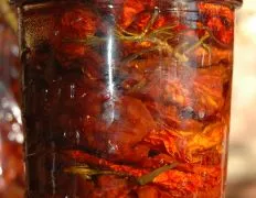 Delicious Homemade Sun-Dried Tomatoes Marinated in Olive Oil