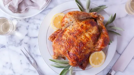 Delicious Roast Chicken Or Turkey, Cornish