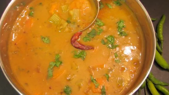 Delicious South Indian Lentil and Vegetable Curry Recipe