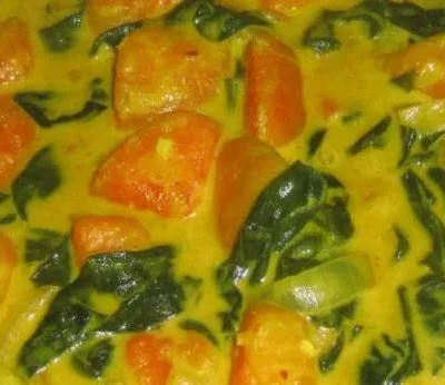 Delicious Spinach And Sweet Potato Curry Recipe