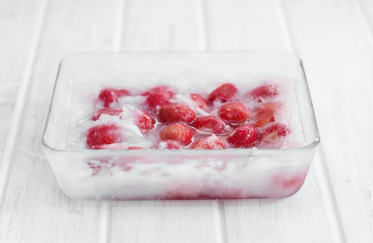 Delicious Strawberries Glazed in Homemade Sweet Syrup