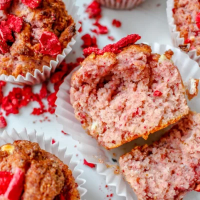 Delicious Strawberries And Cream Muffins Recipe