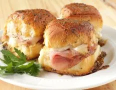 Delicious Sweet Ham And Swiss Cheese Slider Recipe