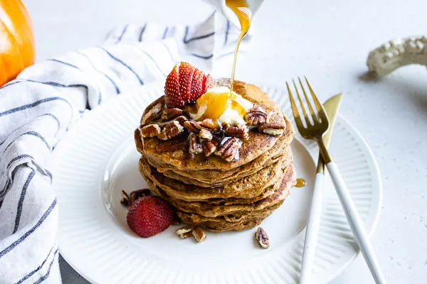 Delicious Sweet Potato and Pecan Pancakes Recipe