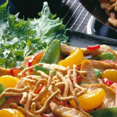 Delicious Vegetable Stir Fry With Authentic Chinese Egg Noodles