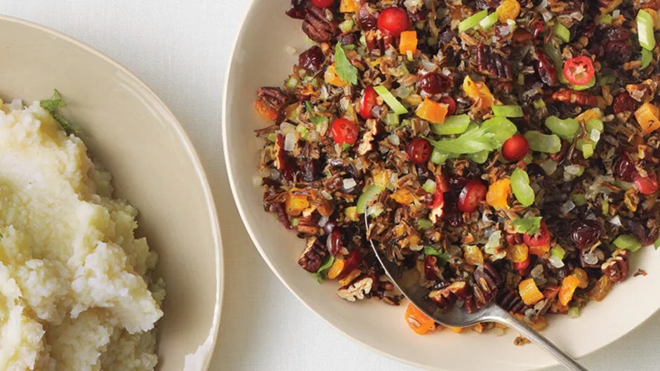 Delicious Wild Rice Salad with Cherries and Apricots