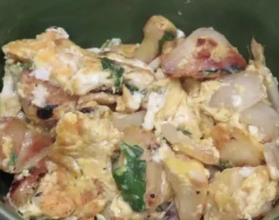 Delicious Zucchini And Scrambled Eggs Zarangollo Recipe