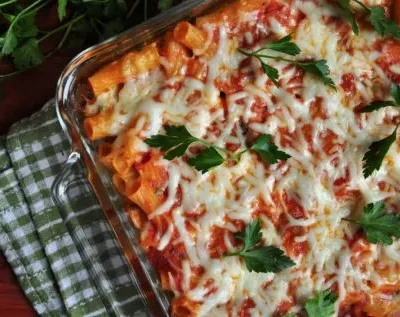 Deliciously Cheesy Baked Ziti