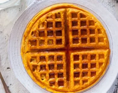 Deliciously Healthy Sweet Potato Waffles Recipe