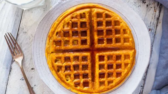 Deliciously Healthy Sweet Potato Waffles Recipe