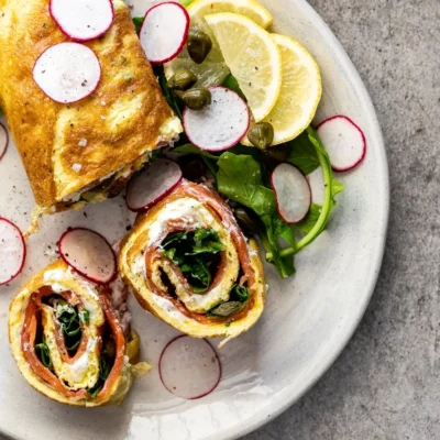 Deliciously Stuffed Omelette Rolls Recipe - Perfect For Breakfast Or Brunch