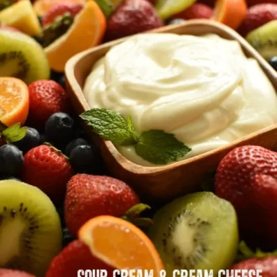 Deliciously Sweet And Creamy Fruit Dip Recipe