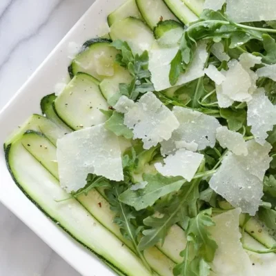 Deliciously Thin-Sliced Zucchini Carpaccio Recipe