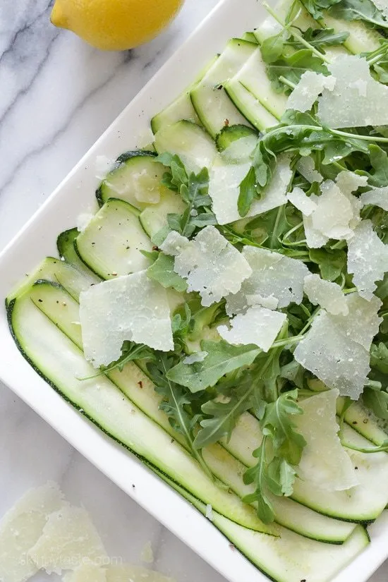 Deliciously Thin-Sliced Zucchini Carpaccio Recipe