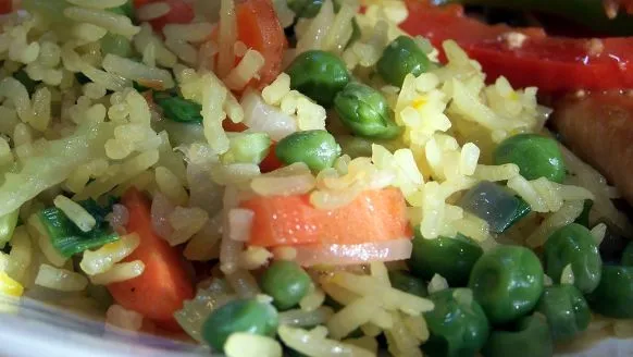 Denises Saffron Vegetable Fried Rice