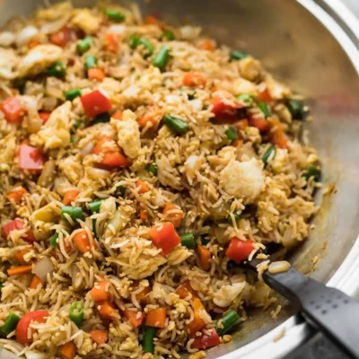 Denises Saffron Vegetable Fried Rice