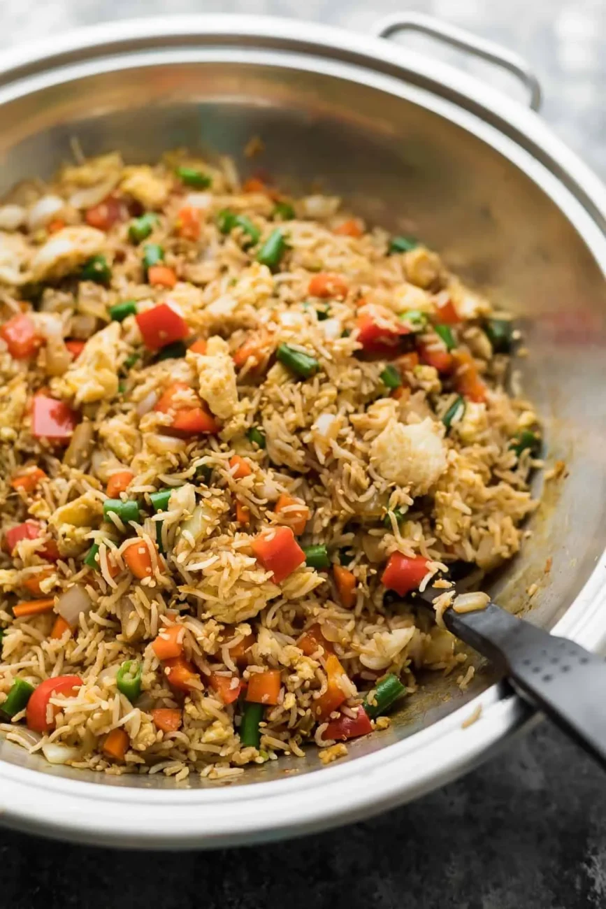 Denises Saffron Vegetable Fried Rice