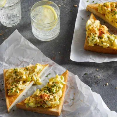 Deviled Egg Salad Sandwiches