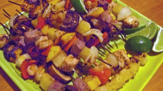 Devilishly Divine Tropical Kabobs With A Devious