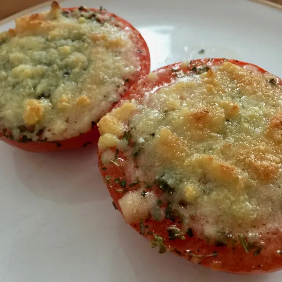 Dijon Baked Tomatoes