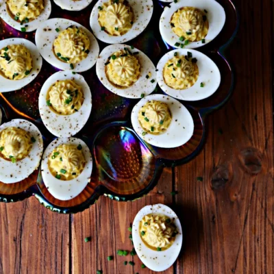 Dijon Deviled Eggs