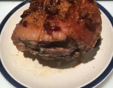 Dijon Pork Roast With Cranberries