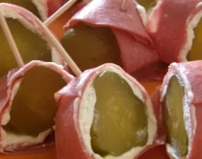 Dill Pickle Ham Pinwheels Ham Rollups