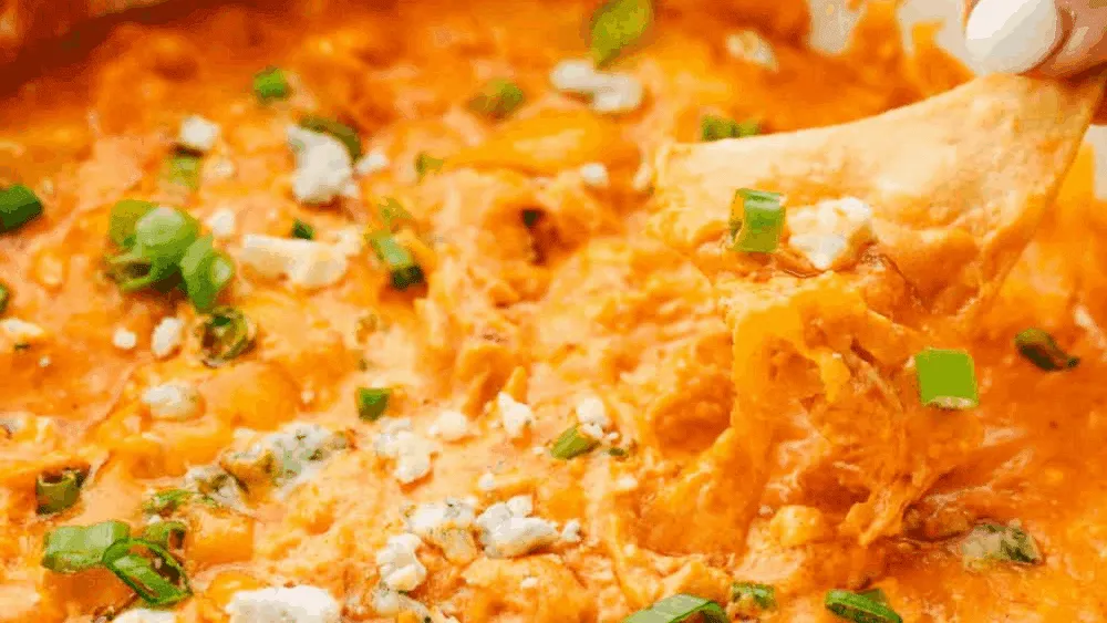 Disappearing Buffalo Chicken Dip