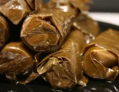 Dolmadakia Stuffed Grape Leaves