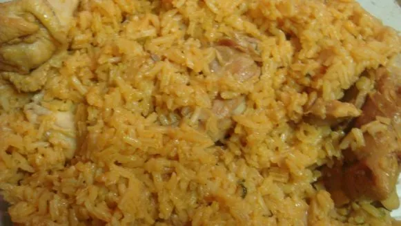 Dominican Locrio De Pollo – Rice And