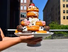 Donut Birthday Cake