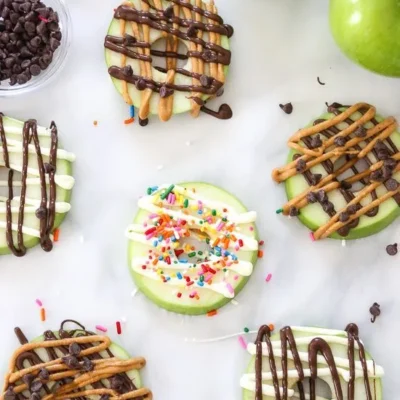 Donut-Shaped Apple Snacks