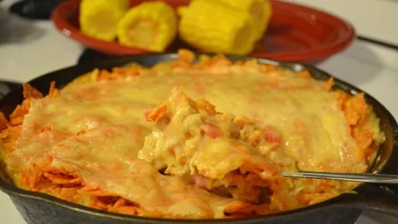 Dorito Rotel Chicken Casserole