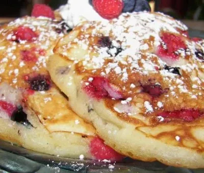 Double-Berry Pancakes