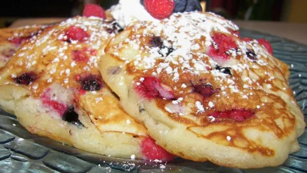 Double-Berry Pancakes