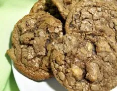 Double Chocolate Mint Chip Cookies