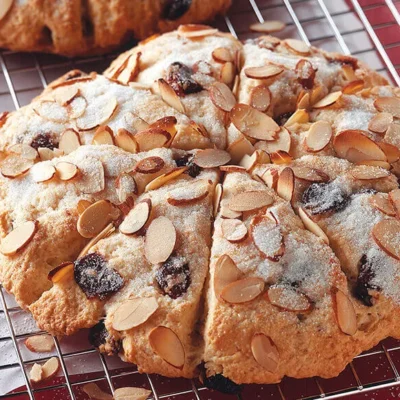 Dried Cherry And Almond Scones