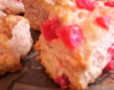 Dried Cherry Scones