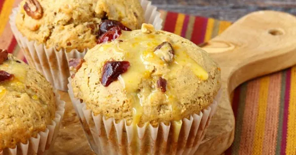 Dried Cranberry And Orange Muffins