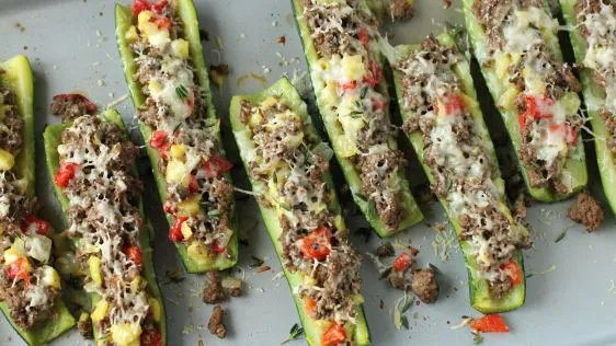 Drop Dead Delicious Stuffed Zucchini